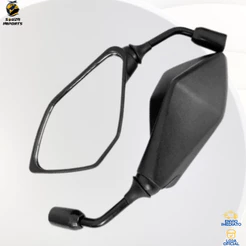 Retrovisor Moto Kawasaki Z400 Mini Fixo Convexa Rosca Honda