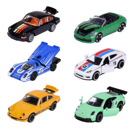 Miniatura Majorette Porsche Premium Cars 1/64 - Carrinhos de Metal - Vários Modelos