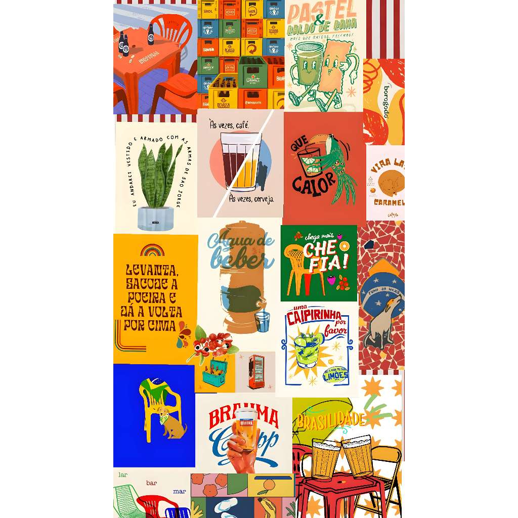 CANGA DECORATIVA PERSONALIZADA COLEÇÃO BRASIL