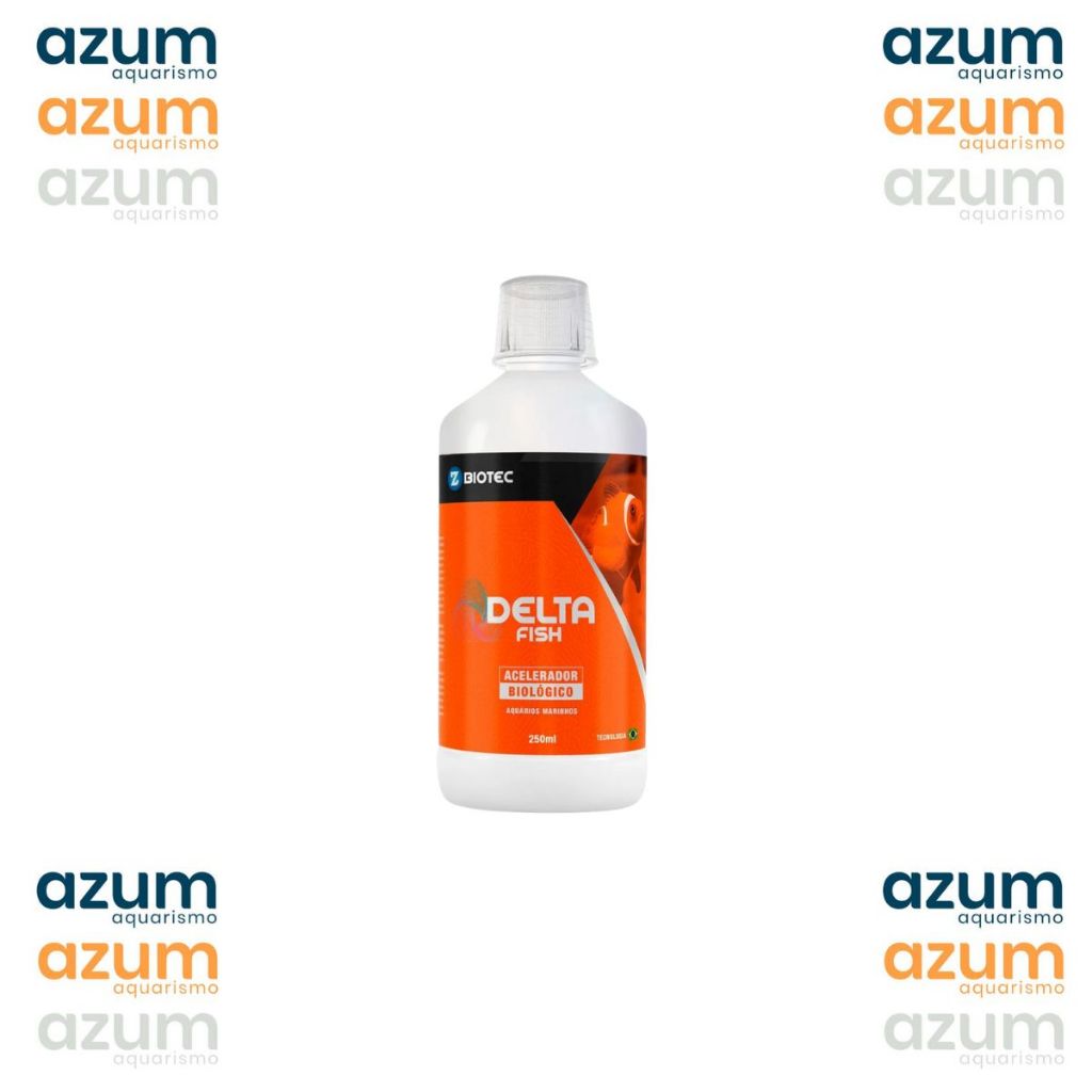 Delta Fish Marinho 250ml Ração Líquida Alimento Completo para Peixes de Água Salgada Aquário