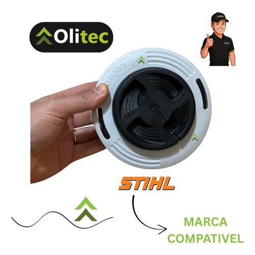 Carretel Automatico P/ Roçadeira Stihl Fs 161 221 291- C26-2 em Oferta na Shopee
