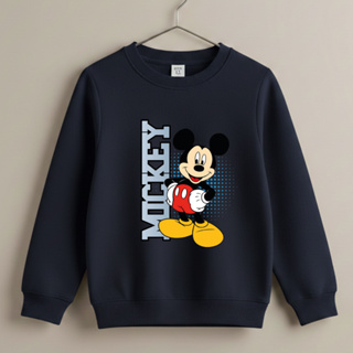 Moletom Menino Mickey Mousse Blusa De frio Flanelado sem Capuz 02 ao 12 em Oferta na Shopee