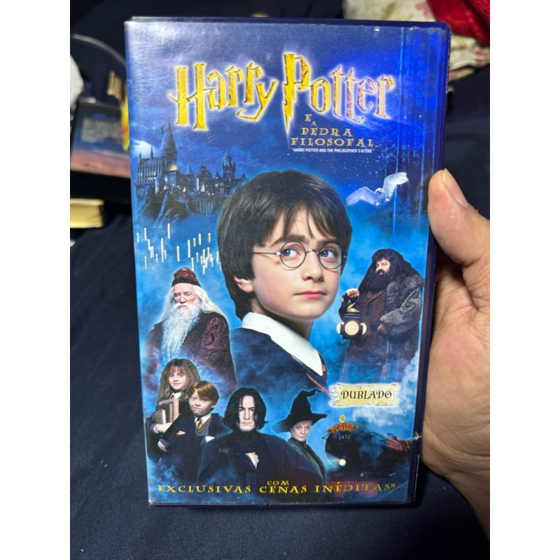 Fita VHS Harry Potter e a pedra filosofal - dublado - original - fotos reais