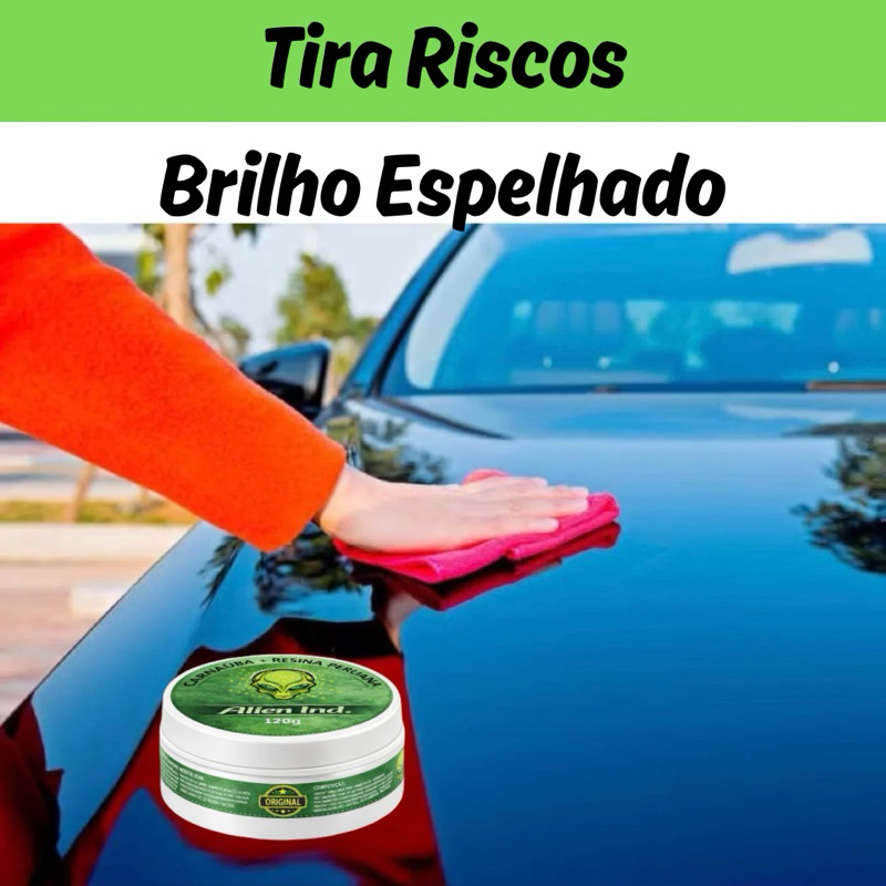 Cera Alien Ind Espelhamento Reativa Pintura Carnaúba Automotiva em Oferta na Shopee