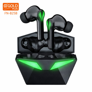 Fone Tws Bluetooth Gamer 5.4 Intra-auriculares A' Gold FN-B25B Com cancelamento de ruído em Oferta na Shopee