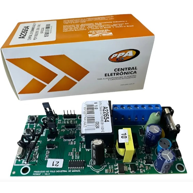 Placa Central Motor Ppa Agility Pop Freio Bivolt 433,92