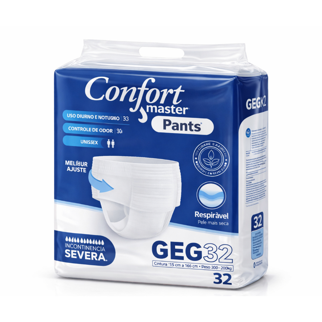 Fralda Calça Geriátrica Confort Master Pants G/EG | 32 Unidades