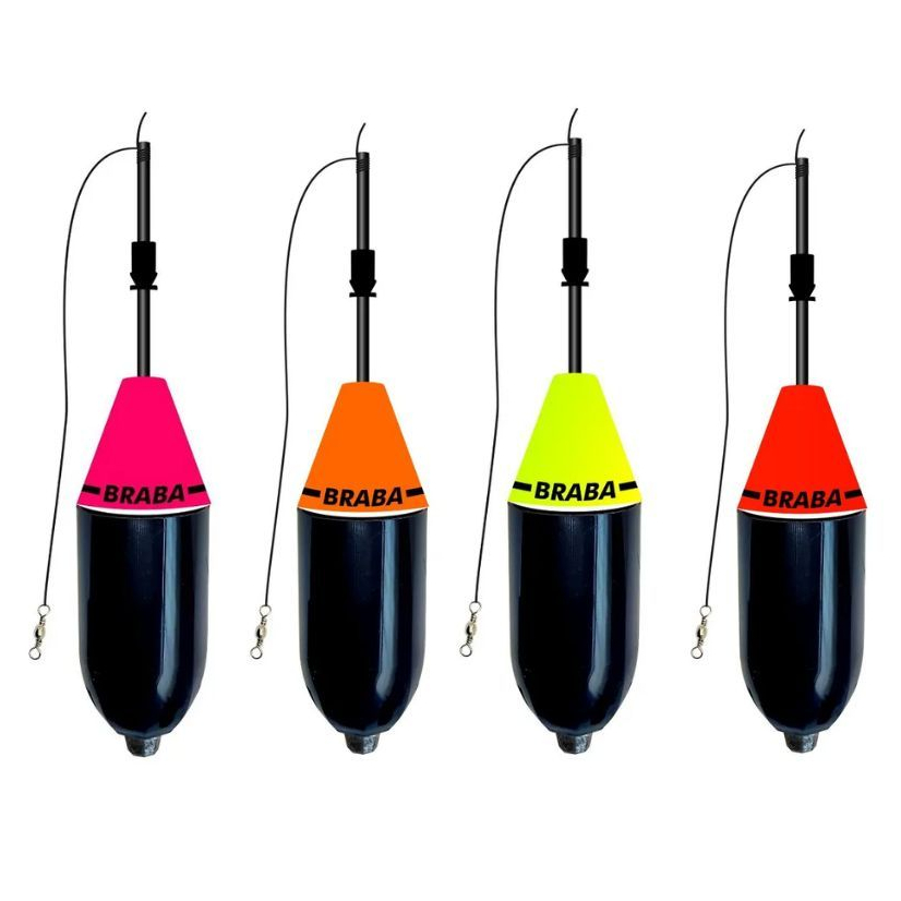 Boia Cevadeira Braba 47g com amortecedor - Jr Pesca | Boia de Pesca para Arremesso Superficie