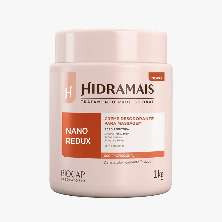 Creme Para Massagem Nano Redux Ação Lipolítica HidraMais 1Kg