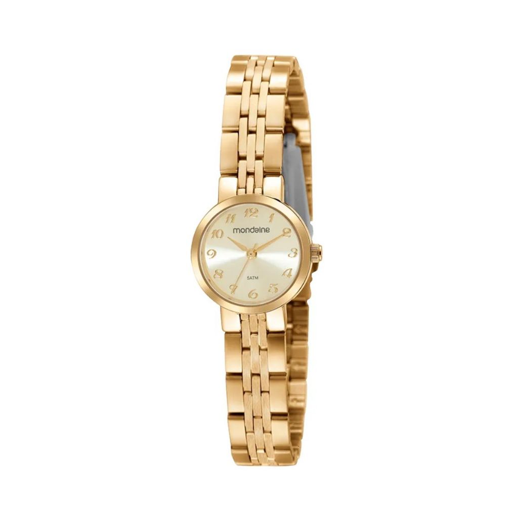 RELÓGIO MONDAINE FEMININO DOURADO MINI 32391LPMVDE1 em Oferta na Shopee