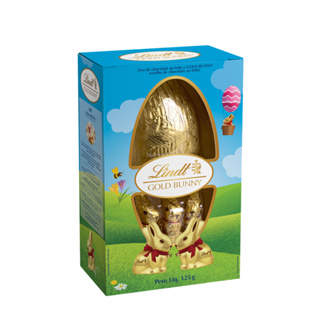 Ovo De Páscoa Lindt Gold Bunny Ao Leite 125g em Oferta na Shopee