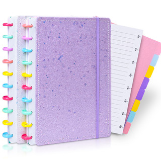 Caderno de 10/11 Discos Inteligentes B5/A4 com Divisória/Planner/Calendário Personalizado…