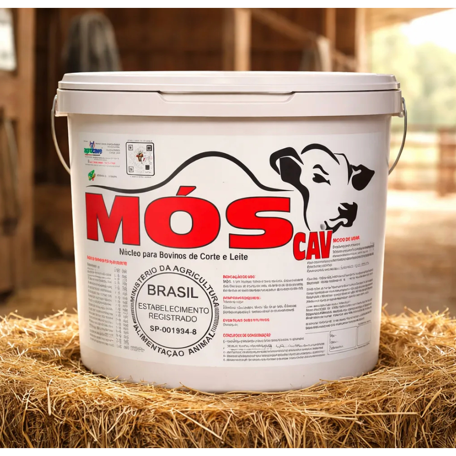 Moscav 5kg Núcleo Mineral Novilhas Vacas Cocho Moscas Chifre