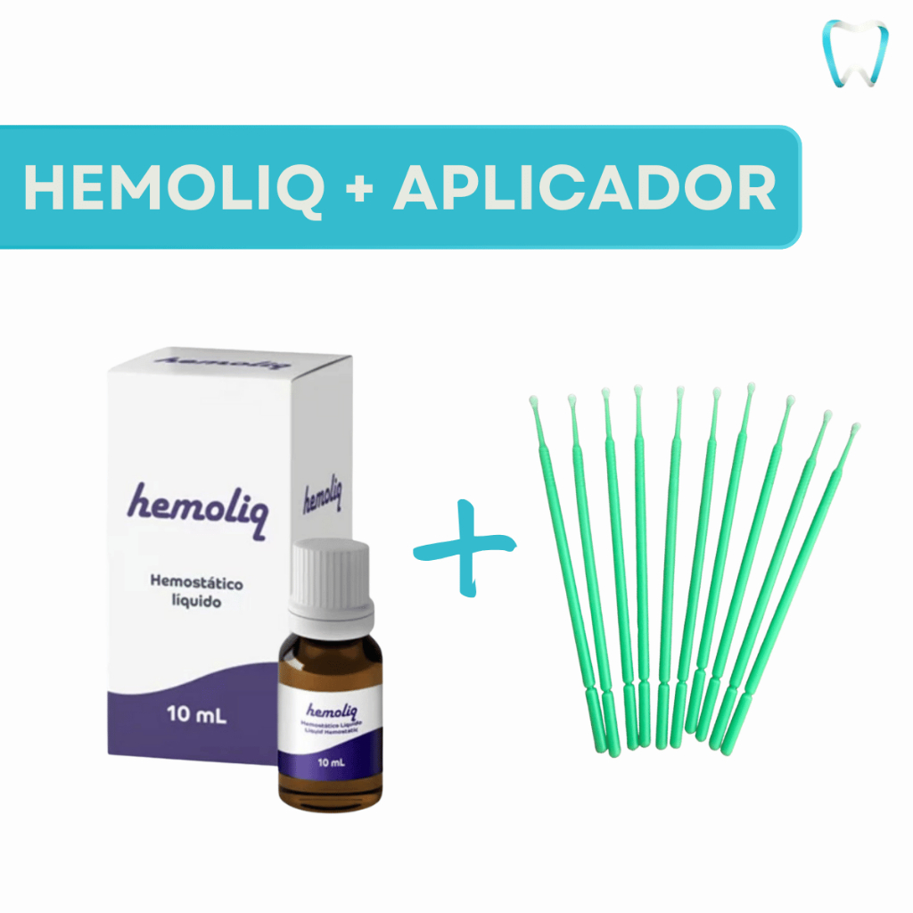 Hemoliq + Aplicadores 10/20/30 Controle de Sangramento Solução Hemostática Atóxico Alta Qualidade em Oferta na Shopee