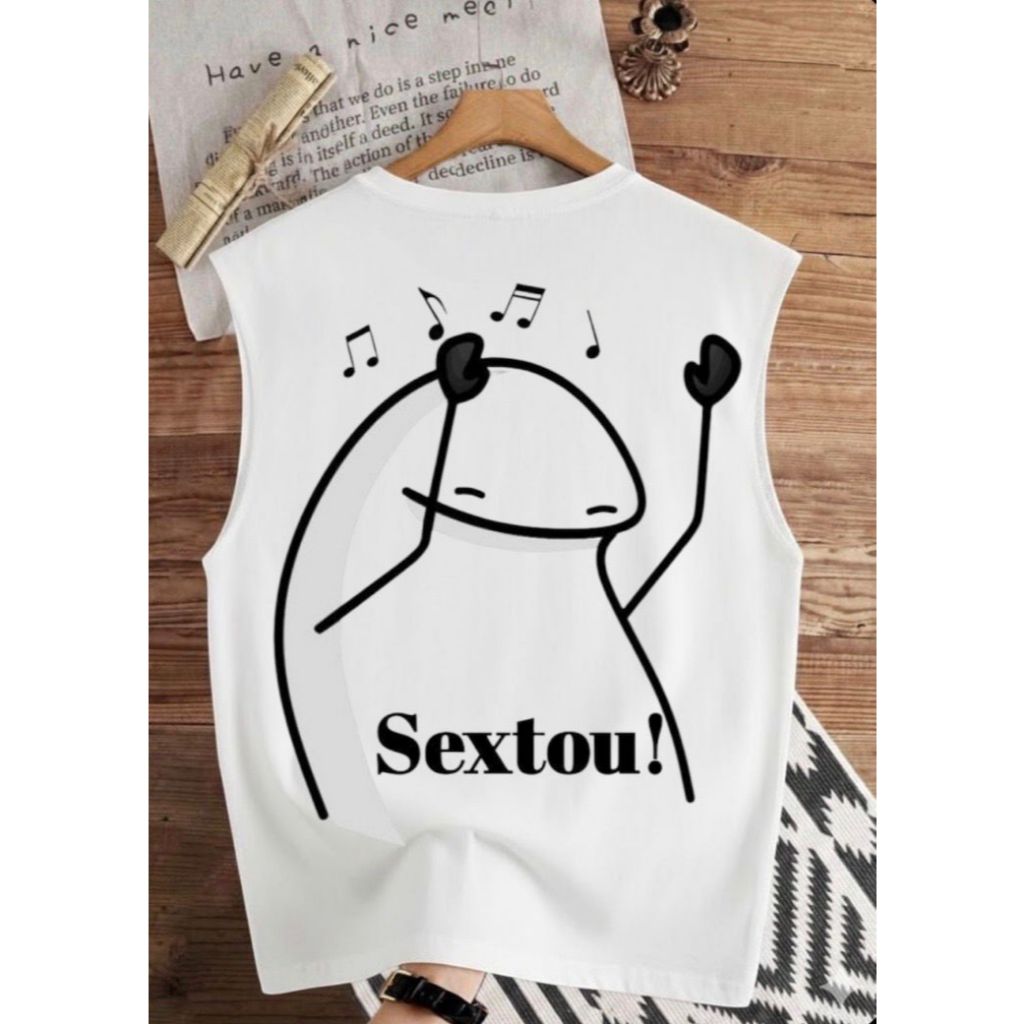 camisa cavada estampado sextou 100% algodão unissex