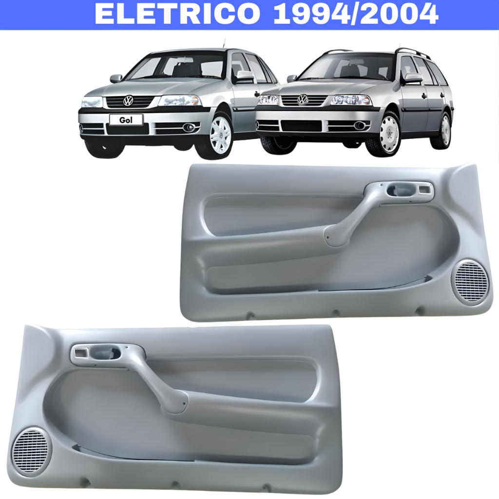 Par Forro Porta Gol/ Parati Bola 2p Elétrico 94/04 C/tela Cinza