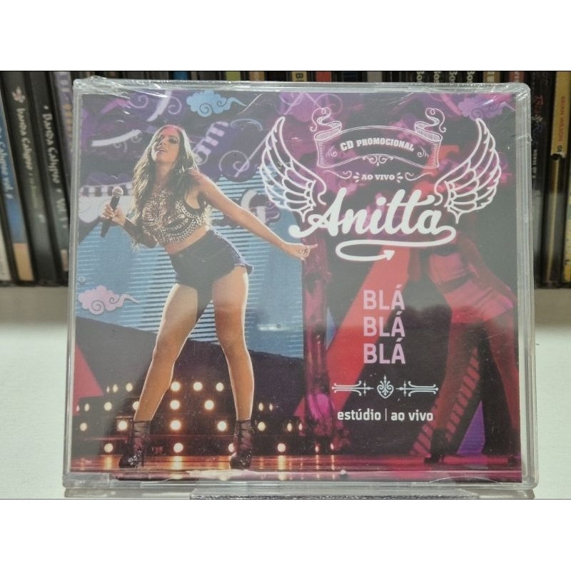 CD ANITTA - PROMOCIONAL- BLÁ BLÁ BLÁ - ESTÚDIO / AO VIVO - PRIMEIRA TIRAGEM - LACRADO DE FÁBRICA