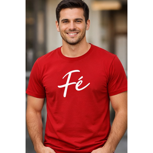 Camiseta Masculina Com Desenho Religioso Fé Estilosa Confortavel Casual Estilo Esportivo De Altissima Qualidade Top