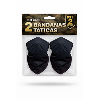 Kit 2 Bandanas Tubular Balaclava Touca Lenço Proteção Uv50 Frio P/ Ciclismo Moto Pesca Paintball Com Proteção Solar em Oferta na Shopee