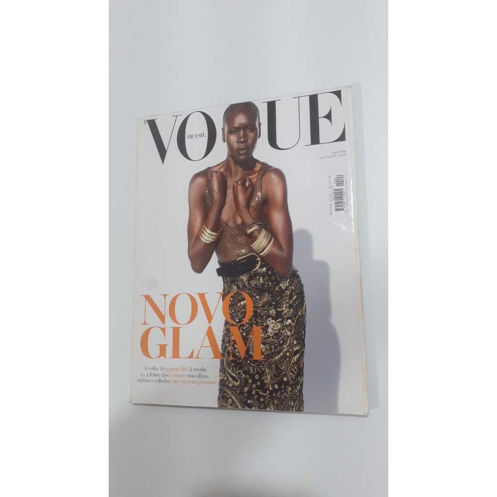 Revista Vogue Brasil Alek Wek Gypsy Cristais Moda 22696