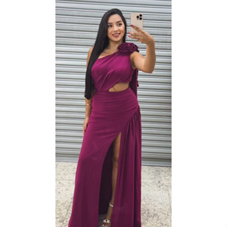 vestido de festa elegante madrinhas:: convidados:: formaturas 091 em Oferta na Shopee