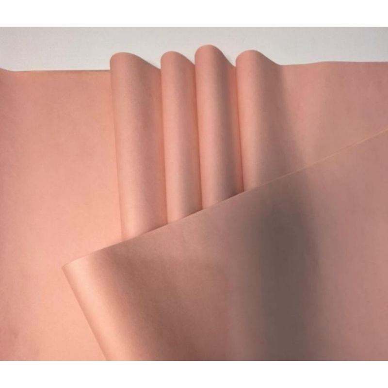 Papel de Seda 50x70- Pele Claro c/100 un,  embalagem roupa,doces rococó, pipas embrulhos