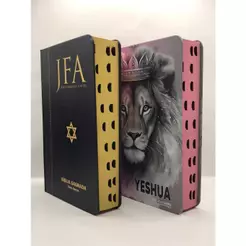 Kit 2 Bíblias Sagrada Tamanho Grande Capa Dura Com Harpa Palavras de Jesus em Vermelho (Kit 72)