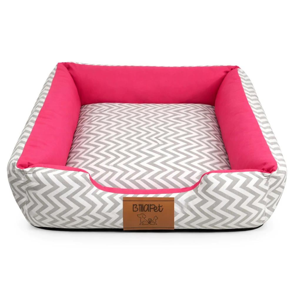 Cama de cachorro e gato 45 x 45 cm caminha pet lavável porte pequeno c/ zíper fundo impermeável