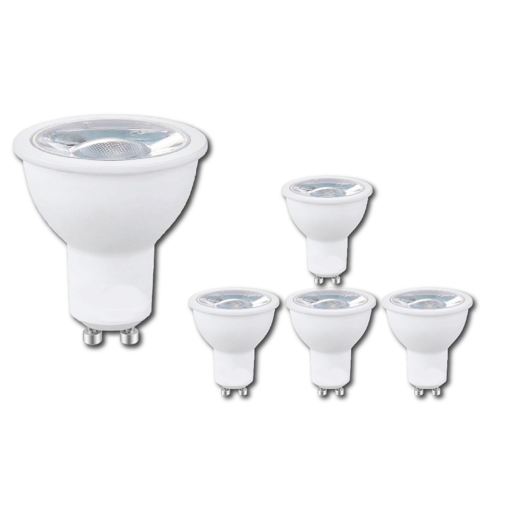 kit 5 Lâmpada Dicroica Led 4,8w/7w Mr 16 Gu10 Bivolt 3000k 4000k 6000k Para Spot em Oferta na Shopee