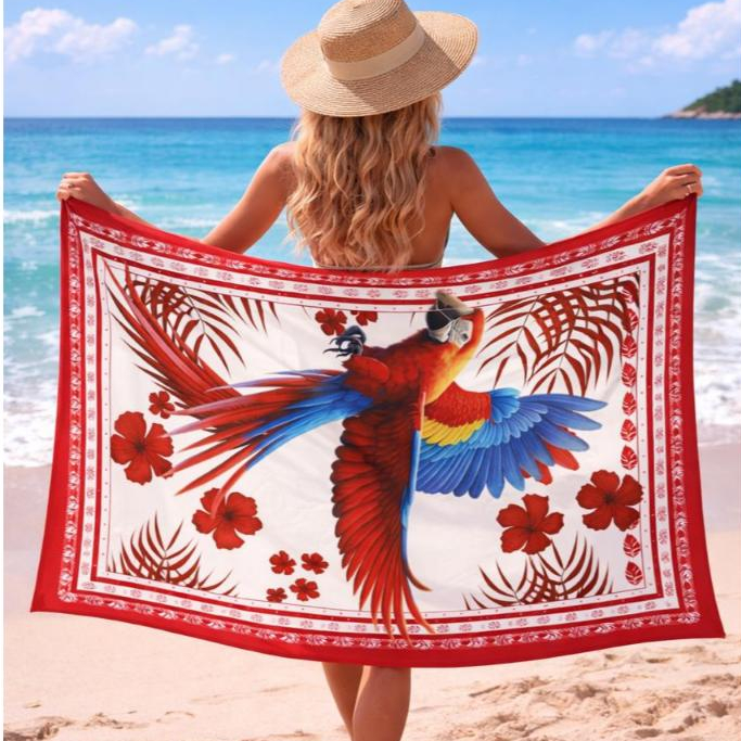 CANGA PAREÔ PARA PRAIA EM CREPINHO ESTAMPA DIGITAL (ESTAMPA EM APENAS UM DOS LADOS) em Oferta na Shopee