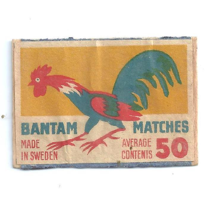Rótulo Antigo Cx Fsfro  Bantam - Origem Suécia - AQ