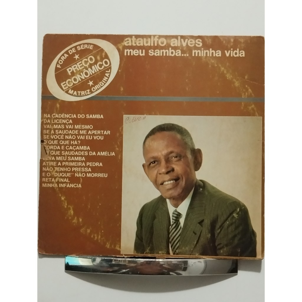 Lp Disco De Vinil - Ataulfo Alves - Meu Samba Minha Vida