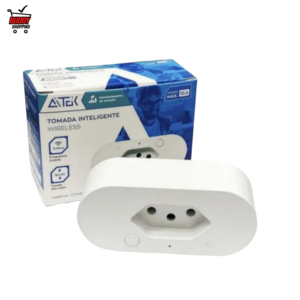 Adaptador Tomada Inteligente Wi-Fi ALPHA-900 PRO 20A Monitoramento Energia Bivolt Tuya Smart Life Anatel em Oferta na Shopee
