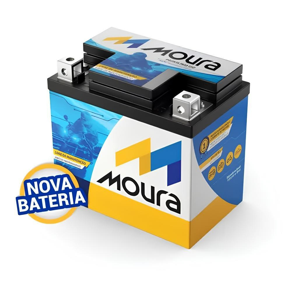 Moura Bateria Moto MA5-D YAMAHA YBR 125 FACTOR 150 CROSSER 2014>