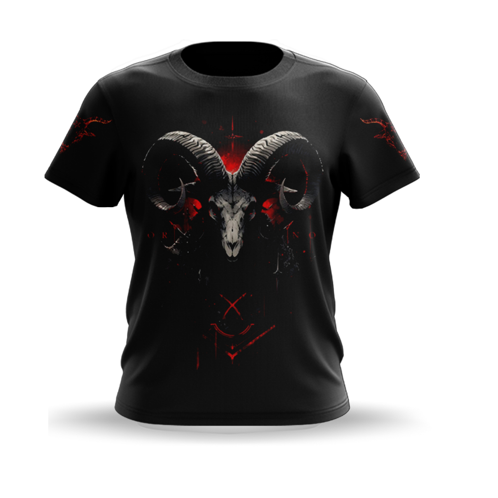 CAMISETA PERSONALIZADA BELZEBU - UMBANDA & CANDOMBLÉ- TECIDO DRYFIT - SUBLIMADA - COD.546