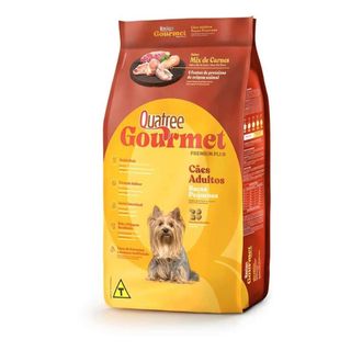 Ração Quatree Gourmet Cães Adultos Raças Pequenas 10kg