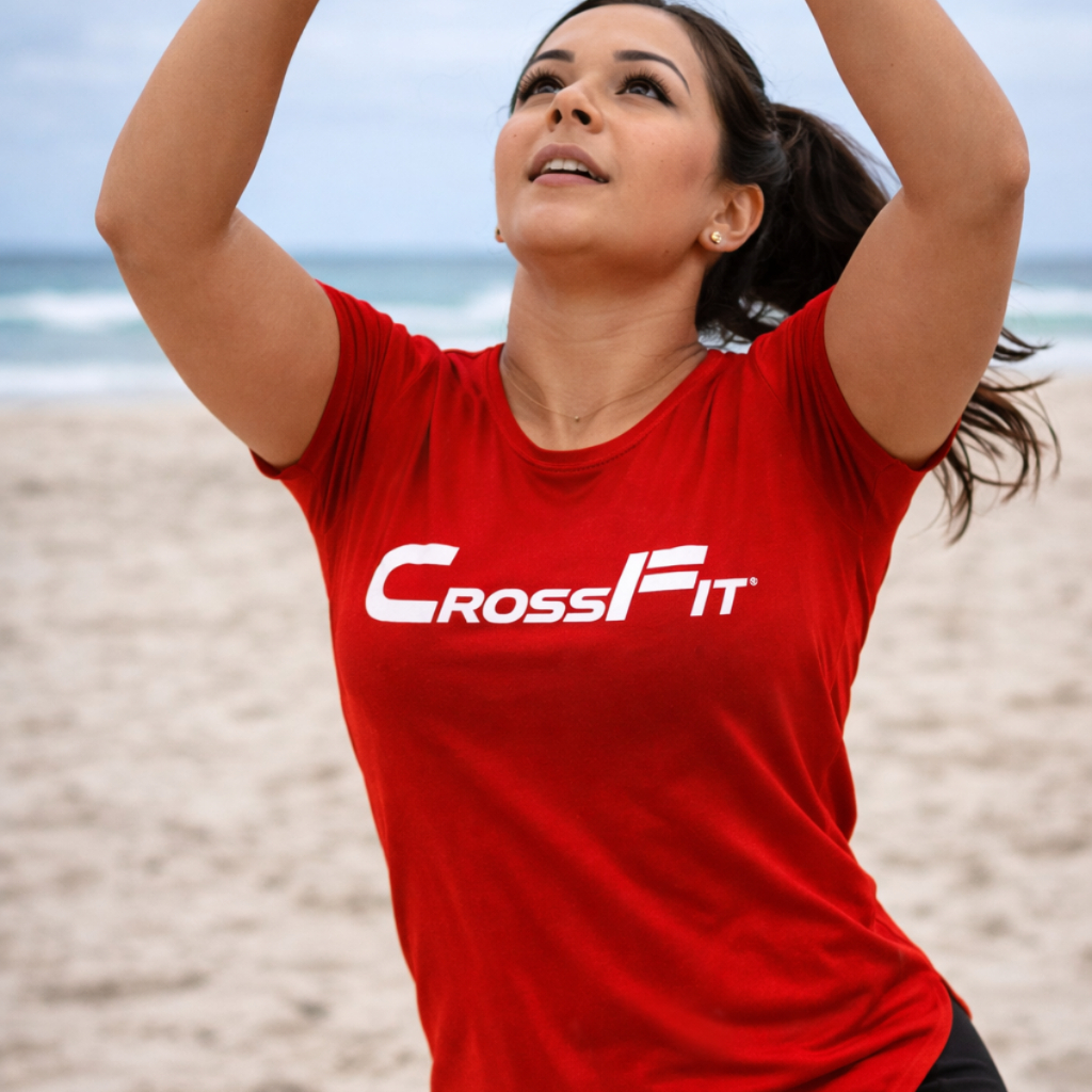 Blusa Feminina Com Manga baby Long Line Esportiva est. crossfit 005 Academia Caminhada cores academia