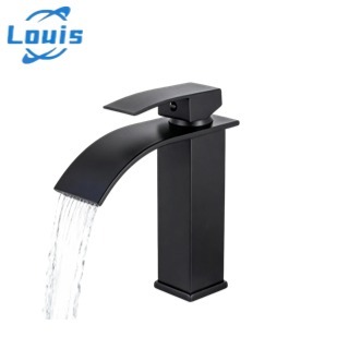 Louis Misturador para Banheiro Monocomando com Torneira Cascata Baixa Cromada em Oferta na Shopee