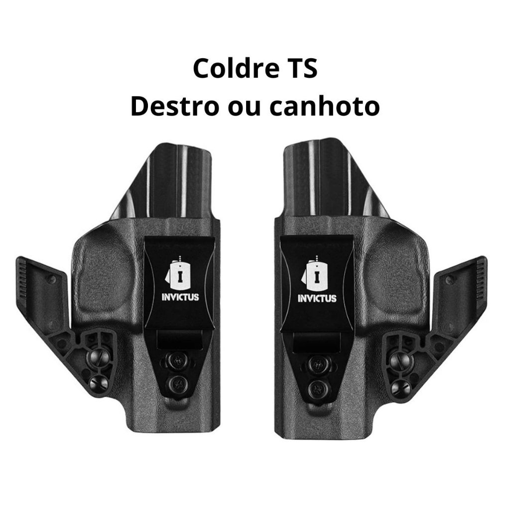 Coldre Invictus Iwb Taurus Serie TS Kydex Ts9/ Ts40 DESTRO ou CANHOTO Policial Militar