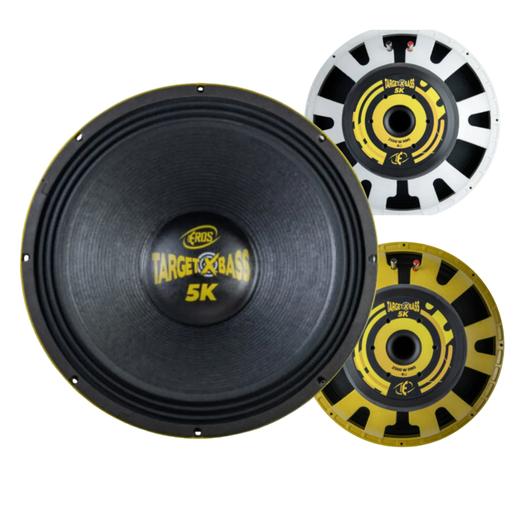 Alto Falante Eros Target Xbass 5k 2500w 18 Polegadas 4 Ohms