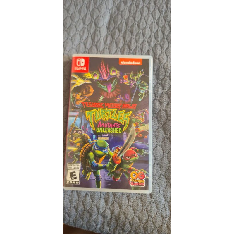 Jogo para Nintendo switch usado mídia física original Tartarugas Ninja Mutants Unleashed