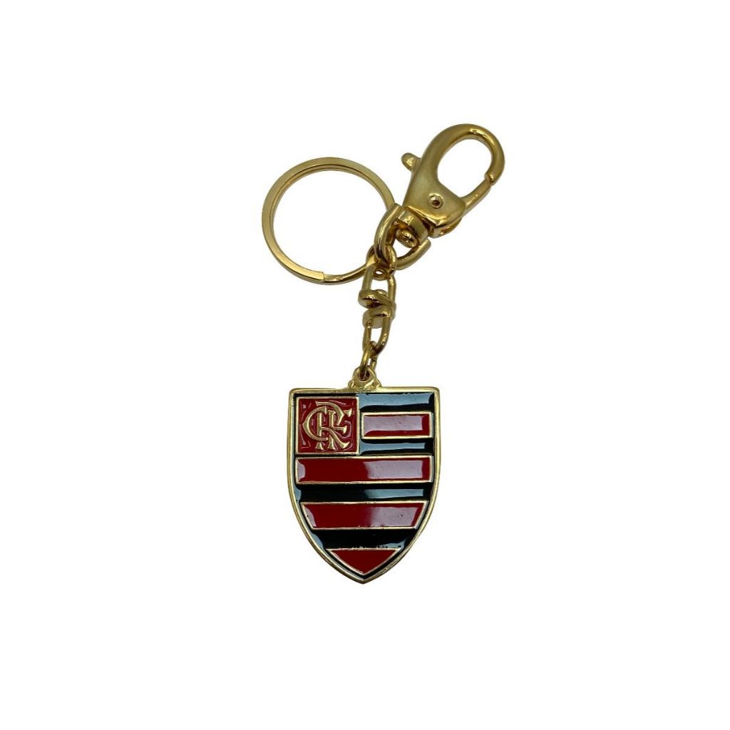 Chaveiro Flamengo Escudo Ouro