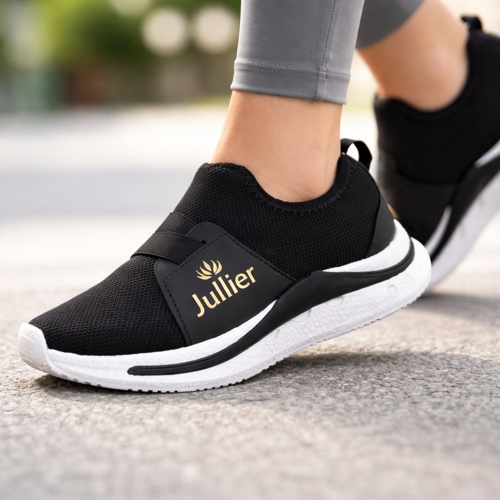 Tenis Meia Feminino Calce-Facil elastico Sapatenis Trabalho Casual conforto Caminhada Academia