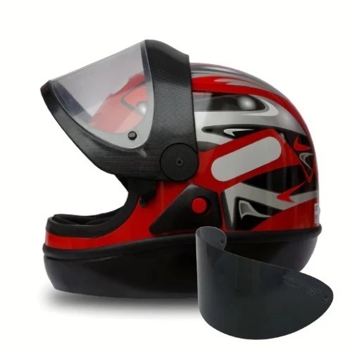 Capacete de moto San Marino Taurus Original com viseira extra fumê