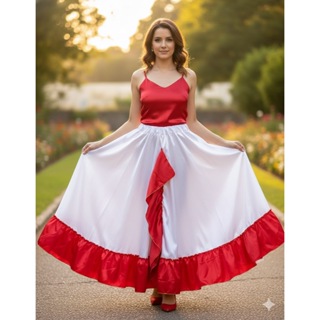 SAIA  DA MARiA NAVALHA COM 4,5M DE RDA - UMBANDA - ENVIAMOS O MAIS RÁPIDO POSSIVEL- sem a blusa em Oferta na Shopee