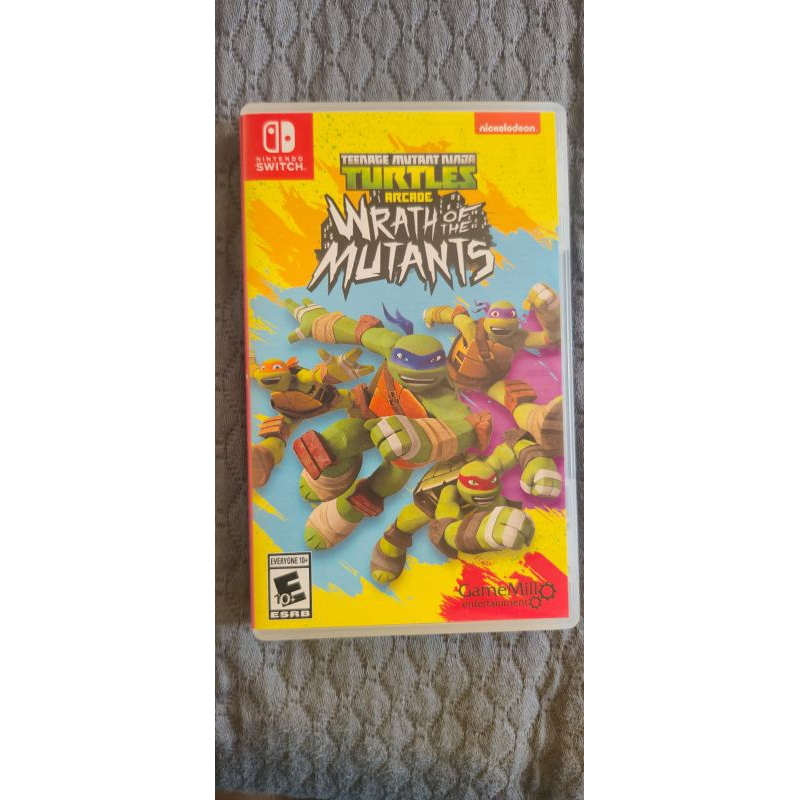 jogo para Nintendo switch usado funcionando perfeitamente produto original Tartarugas Ninja Wrath of the Mutants