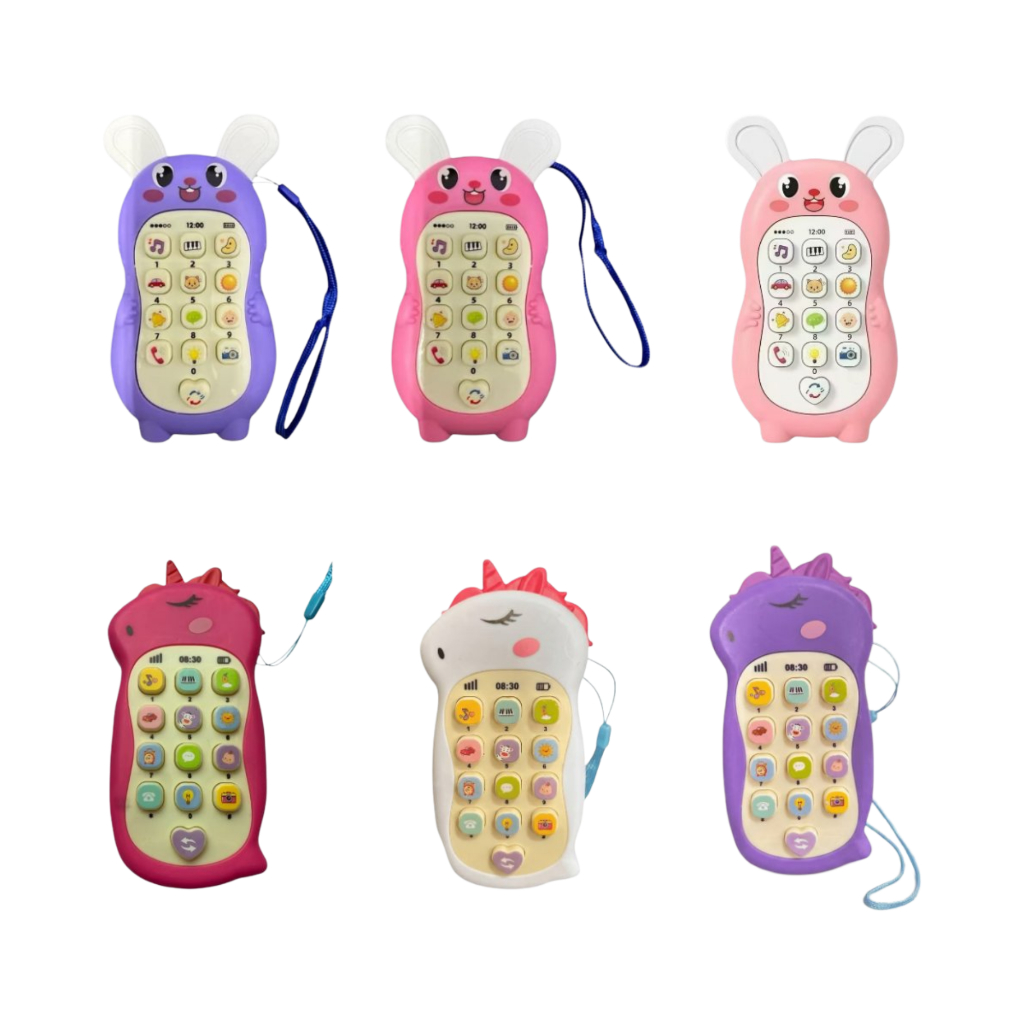 Telefone De Brinquedos Para Bebês Crianças Música Dormir Com Simulação Educativo Infantil