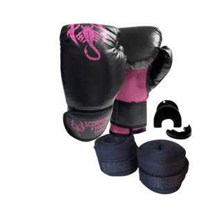 Kit Muay Thai Boxe KinckboxingLuva Bandagem Bucal Sacola em Oferta na Shopee