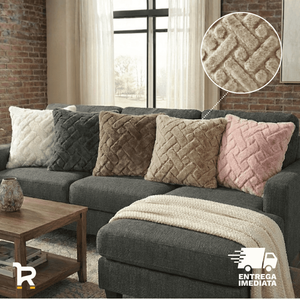 Capas Almofadas Decorativas 45X45cm Aveludada Pelúcia com Zíper para Quarto Sala Cama Sofá Linha em Oferta na Shopee
