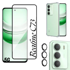 Película Cerâmica 9D PREMIUM Para Realme C73 5G - Câmera Individual - Capa